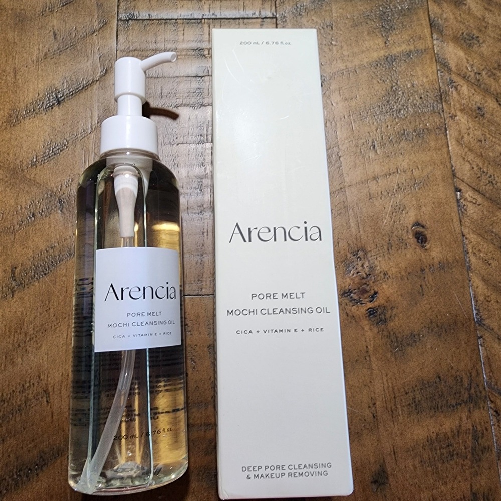 Arencia Pore Melt Mochi Cleansing Oil 200ml Cica Vitamin E Rice Korean Skincare
